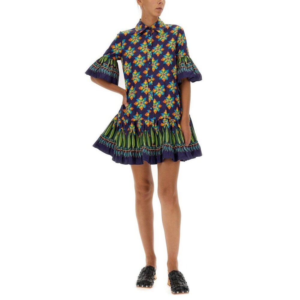 LA DoubleJ Tuckernuck Choux Dress in Ashbury Sz MEDIUM Floral - Picture 2 of 13